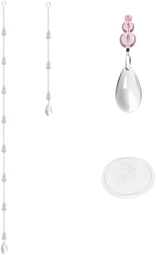 Pink Crystal Curtain Bead 20 Strings Arched Curtain