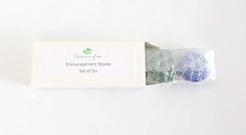 Lifeforce Glass Encouragement Stones Set of 6