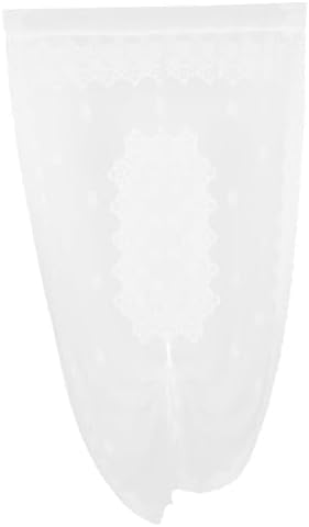 LIFKOME Sheer Door Panel Curtain for Kitchen Bedroom French Style Drapery
