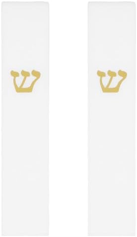 LOGOFUN 2pcs White Resin Mezuzah Holder