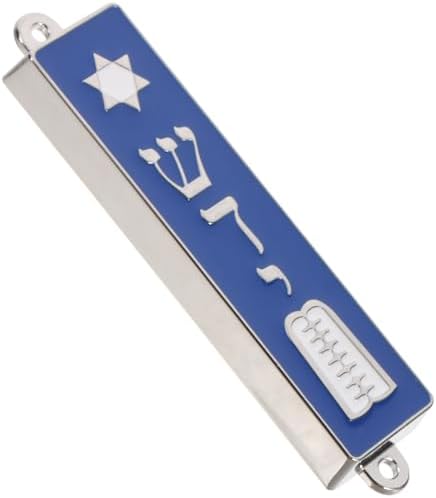 ABOOFAN Star Mezuzah with Scroll for Front Door