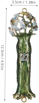 SOLUSTRE Judaica Mezuzah Door Pendant Religious Metal Decor