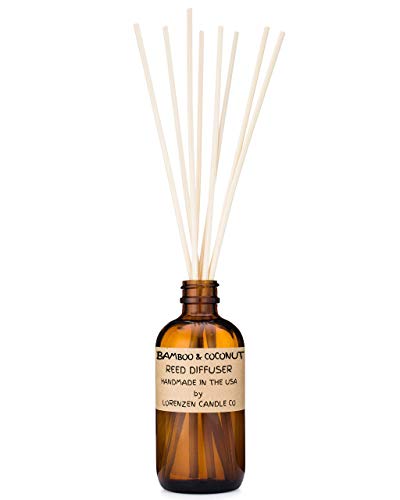 Bamboo Coconut Reed Diffuser Set Handmade in USA
