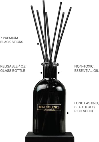 Benevolence LA Lavender Eucalyptus Reed Diffuser Set