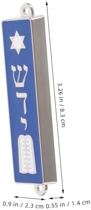 ABOOFAN Star Mezuzah with Scroll for Front Door