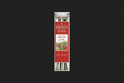 Scentsciles Scented Ornaments Snow Berry Wreath 6 Count