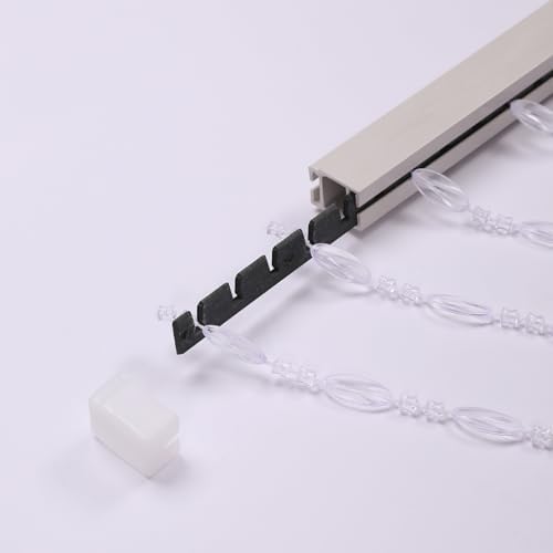 Clear Beaded Curtains for Door and Window Privacy