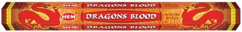 HEM Dragon Blood Incense Sticks 20 Per Tube 6 Tubes Box