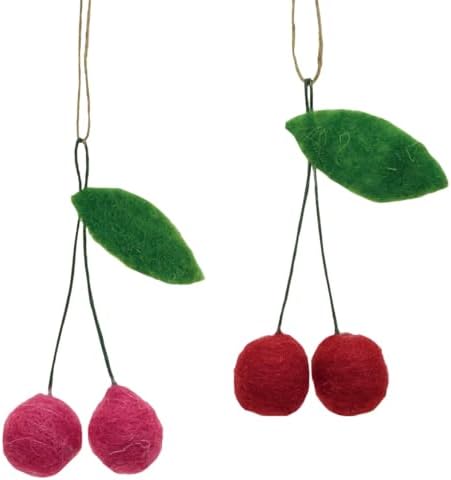 The Bridge Collection 35 Inch Cherry Ornaments Set of 2