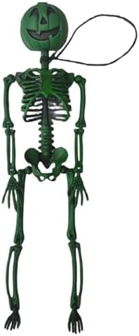 Realistic Hanging Pumpkin Head Skeleton Halloween Decor
