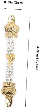 Zerodeko Jewish Door Mezuzah Metal Ornament