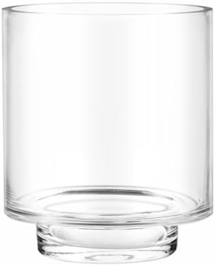 CYS EXCEL Clear Glass Hurricane Candle Holder Vase 55 x 45 Inch