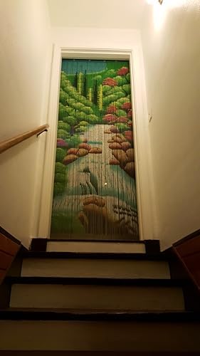Beaded Curtain 125 String Handmade Bamboo Decor Panel