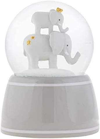 Stephen Joseph Elephant Snow Globe with Lights and Shimmer
