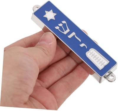 Garneck Mezuzah Scroll Door Ornament Metal Case