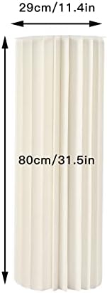 2PCS Foldable Cardboard Cylinder Display Stand for Wedding and Party