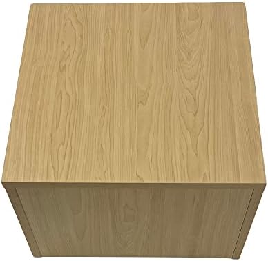 Prolinemax Maple Pedestal Cube Display Stand Collectible