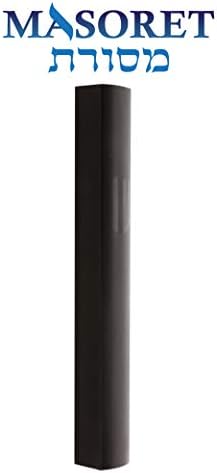 MASORET 3-Piece Aluminum Mezuzah Scroll Holder Cases
