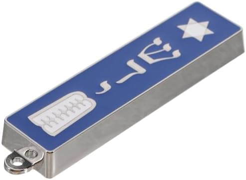 Garneck Mezuzah Scroll Door Ornament Metal Case