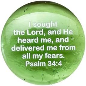 Lifeforce Glass Scripture Stones Bible Verses Set IV