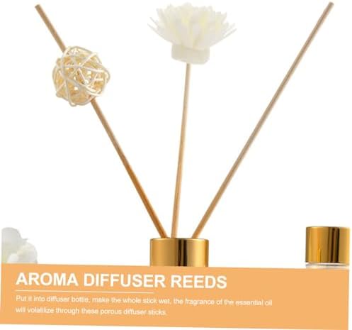 5set Chrysanthemum Scented Rattan Diffuser Sticks for Home Air Freshening