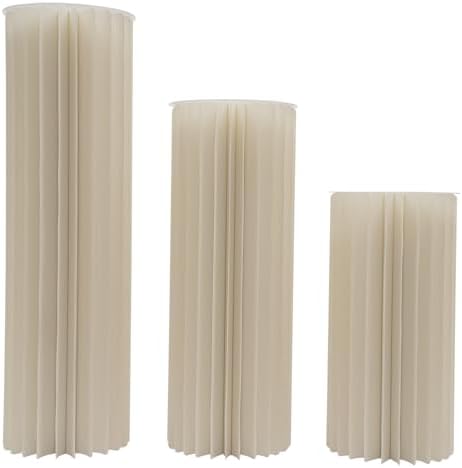 Foldable Cardboard Flower Stand 3Pcs for Wedding Display