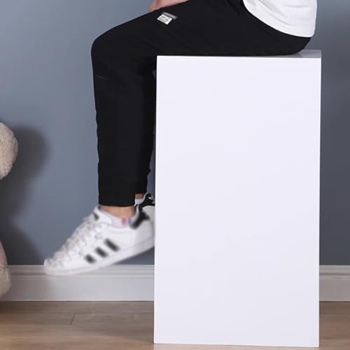 Wooden Cube Pedestal Display Riser Stand for Home Decor