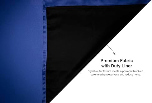 Blackout Curtains for Bedroom with Stainless Steel Grommets
