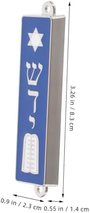 Garneck Mezuzah Scroll Door Ornament Metal Case
