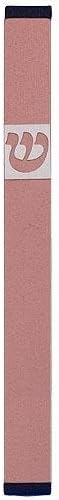 Agayof Pink Mezuzah with Curved Shin 15x14cm