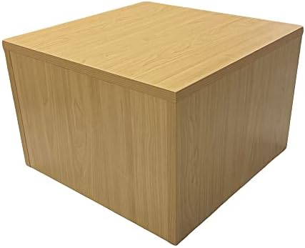 Prolinemax Maple Pedestal Cube Display Stand Collectible