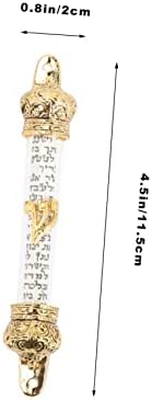 Antique Design Metal Mezuzah Door Decor