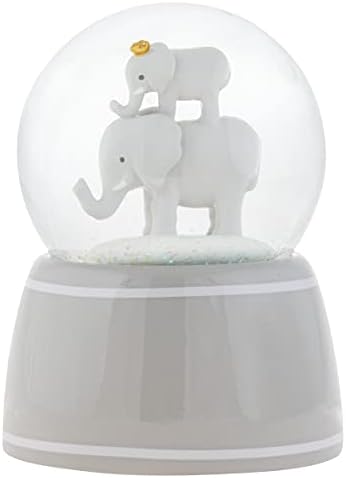 Stephen Joseph Elephant Snow Globe with Lights and Shimmer