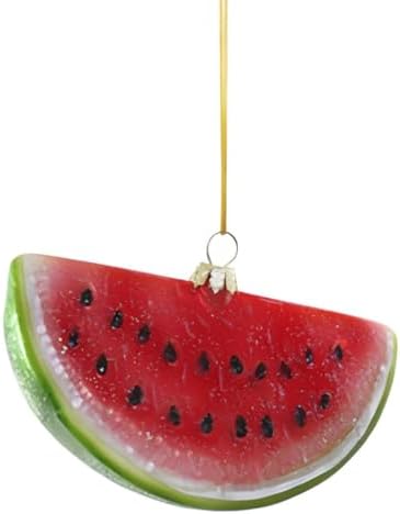 Cody Foster Co Juicy Watermelon Slice Hanging Ornament