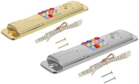 HOLIDYOYO 2 Sets Metal Retro Mezuzah Scrolls Door Decorations