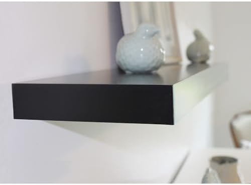 InPlace Heavy Duty Floating Shelf - Black