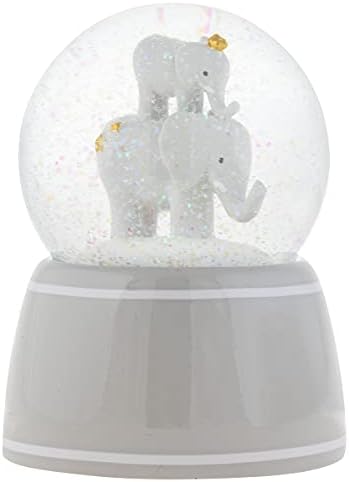 Stephen Joseph Elephant Snow Globe with Lights and Shimmer