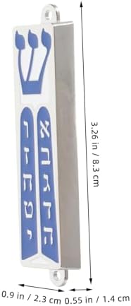Traditional Script Mezuzah Scroll in Zinc Alloy Case