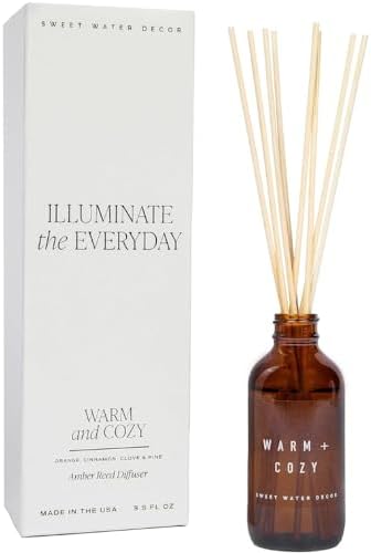 Sweet Water Decor Amber Reed Diffuser Set