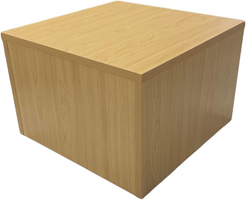 Prolinemax Maple Pedestal Cube Display Stand Collectible