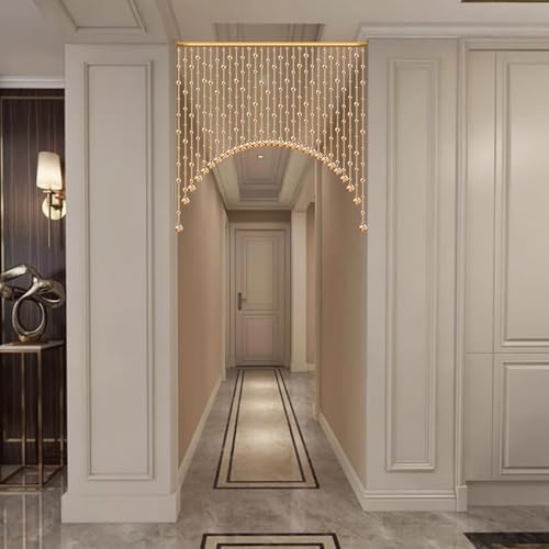 Crystal Beaded Curtain for Doorway 20 Strings Room Divider