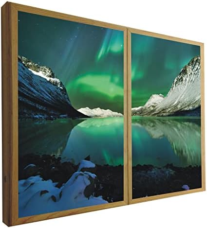 Decorative False Window with Aurora Borealis Light