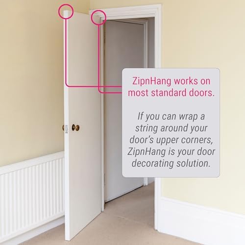 Zip n Hang Wreath Hanger - Black 1 Pack Damage Free