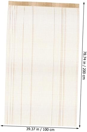 PRETYZOOM Dense Monochrome Door Curtain for Home Decor