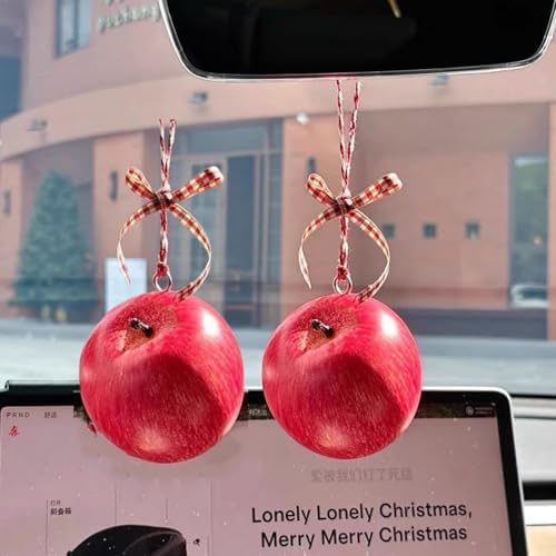 Realistic Fruit Car and Bag Charms - Lightweight Foam Design