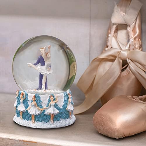 Elanze Designs Musical Snow Globe with Dancing Figurine
