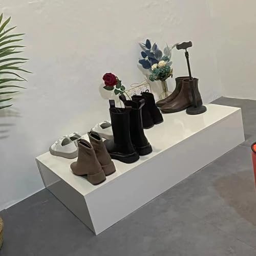 Square Pedestal Stands for Display - Black 40x40x10cm