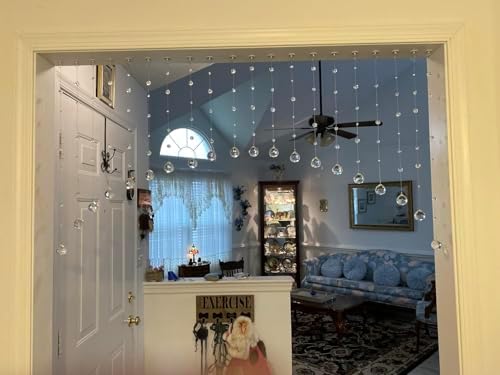 Crystal Beaded Curtain 20 Strings Arched Door Divider