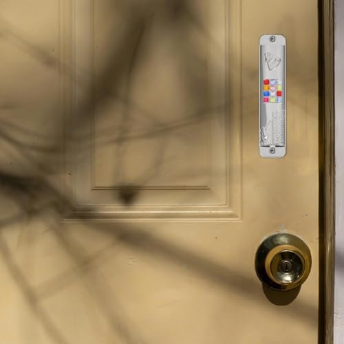 HOLIDYOYO 2 Sets Metal Retro Mezuzah Scrolls Door Decorations