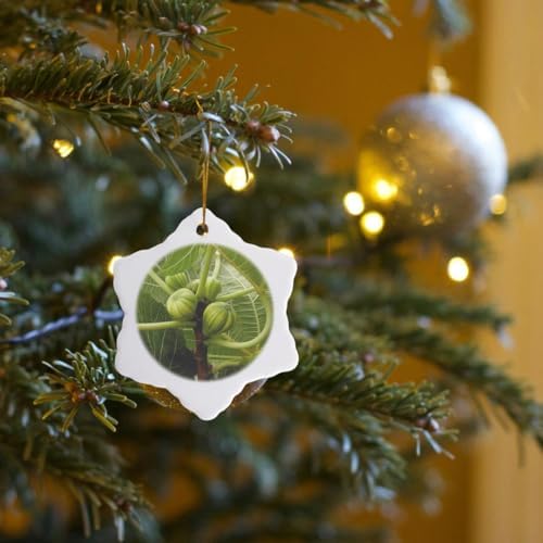 3 inch Snowflake Porcelain Ornament - Fig Tree Keepsake